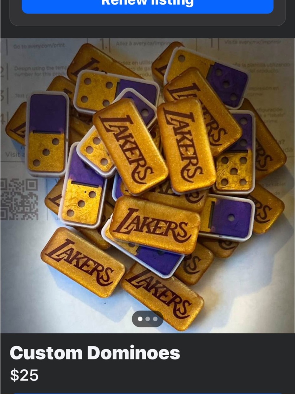Custom Domino Set